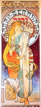 阿爾豐斯穆夏繪畫(huà)藝術(shù)作品