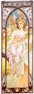 阿爾豐斯穆夏繪畫藝術(shù)作品
