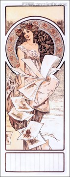 阿爾豐斯穆夏繪畫藝術(shù)作品