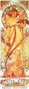 阿爾豐斯穆夏繪畫藝術(shù)作品