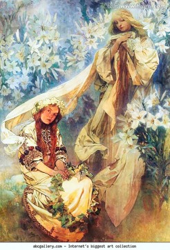 阿爾豐斯穆夏繪畫藝術(shù)作品
