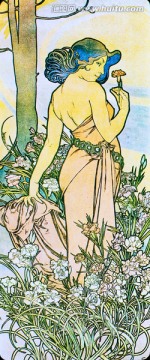 阿爾豐斯穆夏繪畫藝術(shù)作品