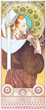 阿爾豐斯穆夏繪畫藝術(shù)作品