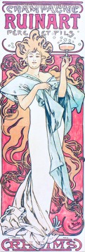 阿爾豐斯穆夏繪畫藝術(shù)作品