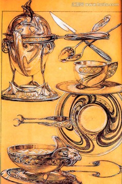 阿爾豐斯穆夏繪畫藝術(shù)作品