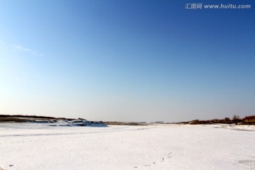 千里冰封 萬(wàn)里雪飄 大江 冰雪