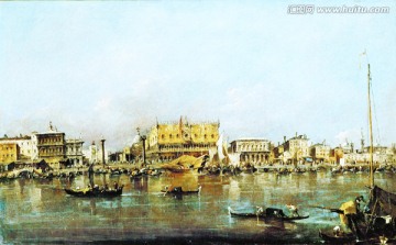 威尼斯風(fēng)景油畫
