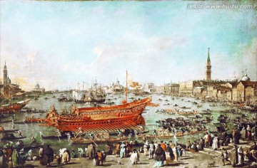 威尼斯风景油画