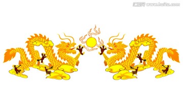 雙龍戲珠