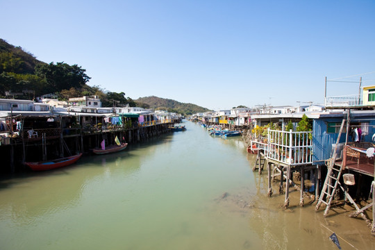 香港 大澳渔村 棚屋