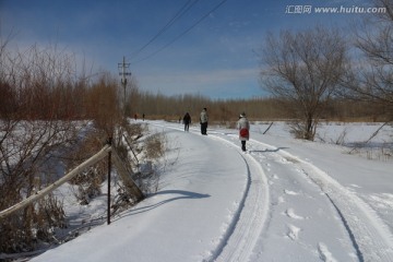 雪地车辙