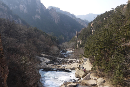 崂山北九水冬景