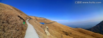 武功山高山草甸大幅全景图