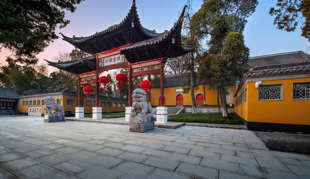 扬州风光平山堂大明寺