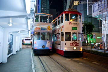 香港街景 有轨电车