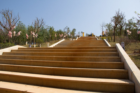 登高台阶 重阳节 登山