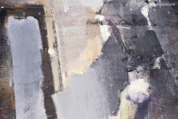 高清簡約抽象油畫