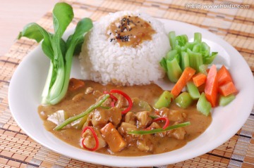 咖喱鸡饭 咖喱鸡肉饭