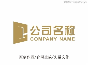 G字母門logo 標(biāo)志設(shè)計(jì)