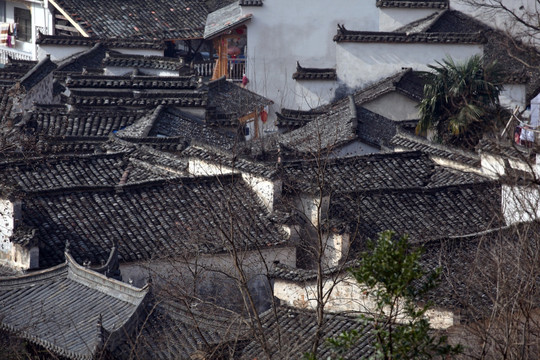 塔川村徽式建筑