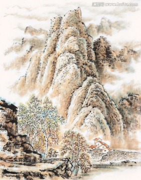 山下驛站 靠山而居 依山傍水
