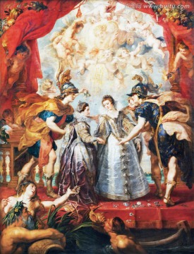 古典宫廷人物油画