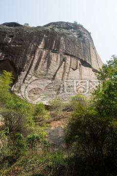 悬崖峭壁 山崖 武夷山