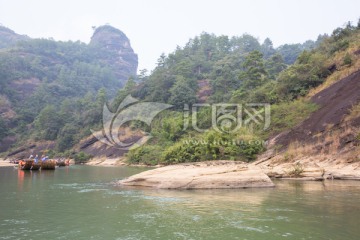 武夷山竹筏漂流 九曲溪漂流