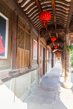 中式建筑 走廊