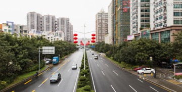 深圳南山区城市风光