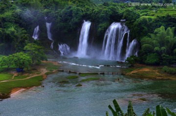 风景 瀑布