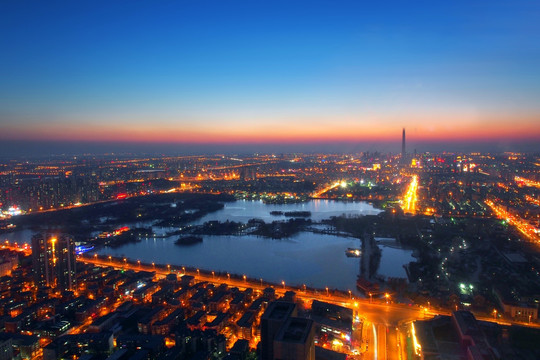 天津城市夜景