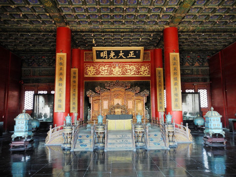 北京故宮乾清宮正殿寶座
