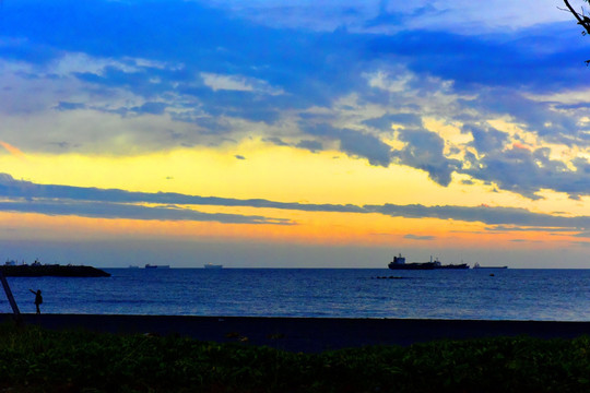 高雄港海岸风光