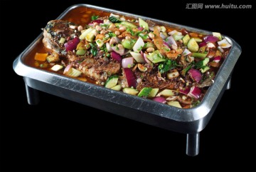 豆豉烤魚 烤魚豆豉味