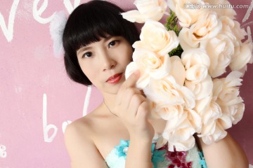 美女婚紗照