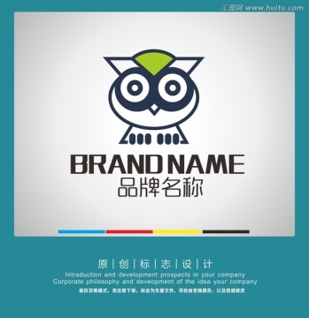 貓頭鷹卡通LOGO