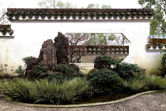 園林景觀 園林墻