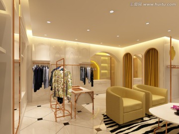 服裝店效果圖