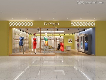 服裝店效果圖