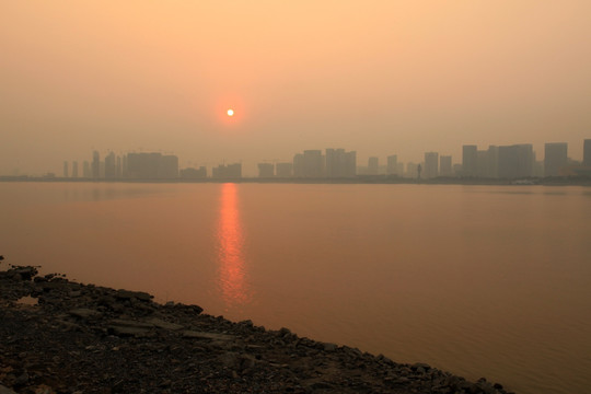 晨曦  红霞