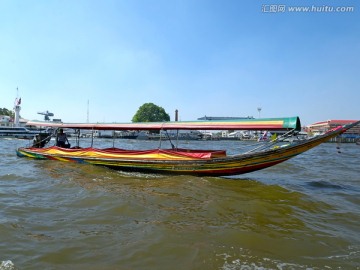 泰国湄南河长尾船