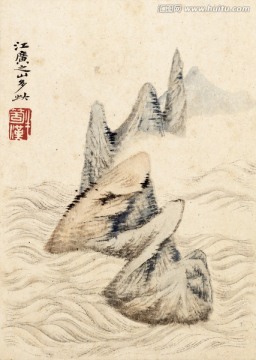 山水冊(cè)八幀3
