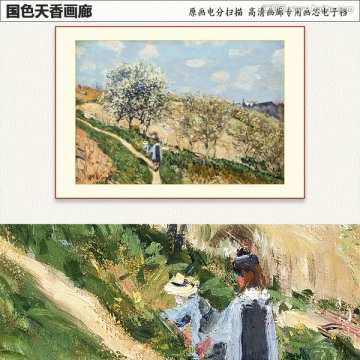鄉(xiāng)村田園風景油畫