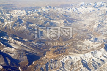 航拍 山川大地