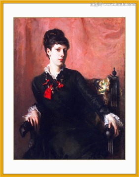 美女人物油畫