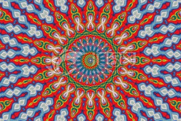 幾何花型 壁紙 抽象 無分層