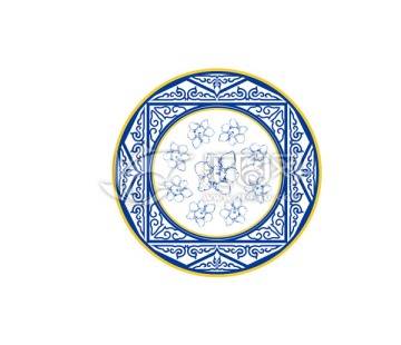 陶瓷盤(pán)花紋