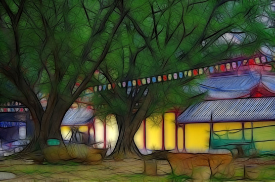 抽象風景