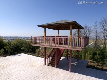 蘭溪市巖頭村新農村公園觀景亭